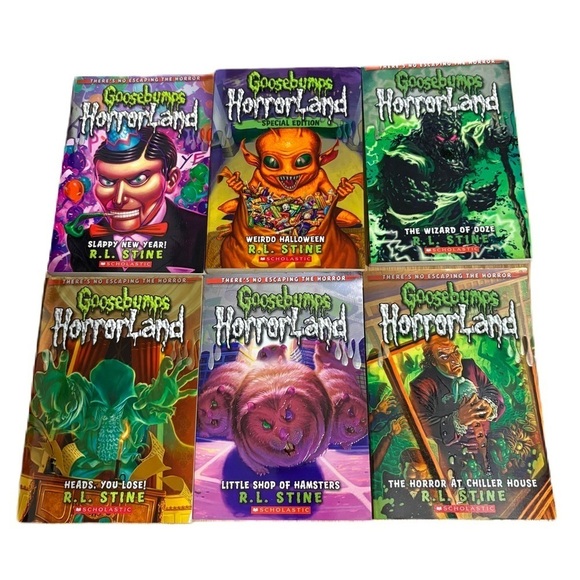 Goosebumps Horrorland Book Bundle Lot Special Edition Weirdo Halloween - Picture 1 of 3